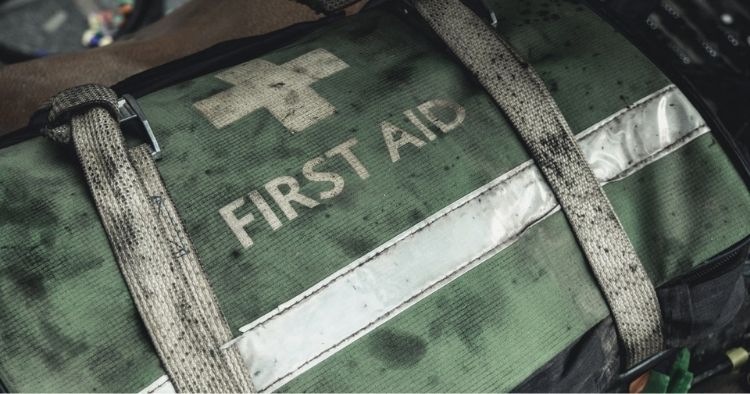 A dirty first aid bag representing SIEM and using it to recover from a breach