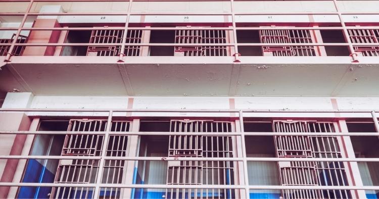 jail scene with bars