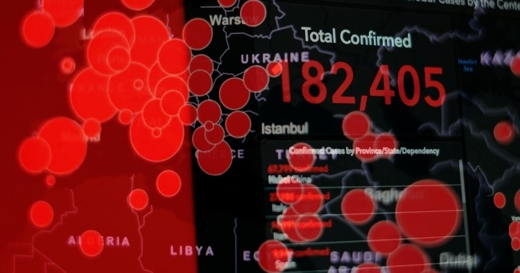 Zoomed in map of confirmed ransomware attacks in Europe