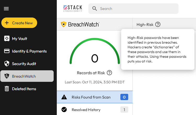 Keeper Password Manager Breach Watch