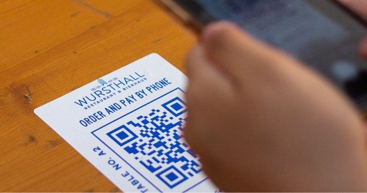 A QR code to pay by phone representing QR code scam called "Quishing"