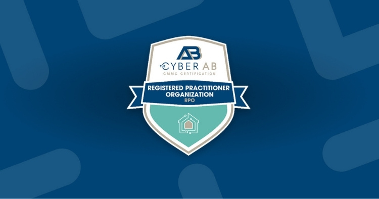 CMMC Registered Practitioner Organization Badge showing that STACK is CMMC certified